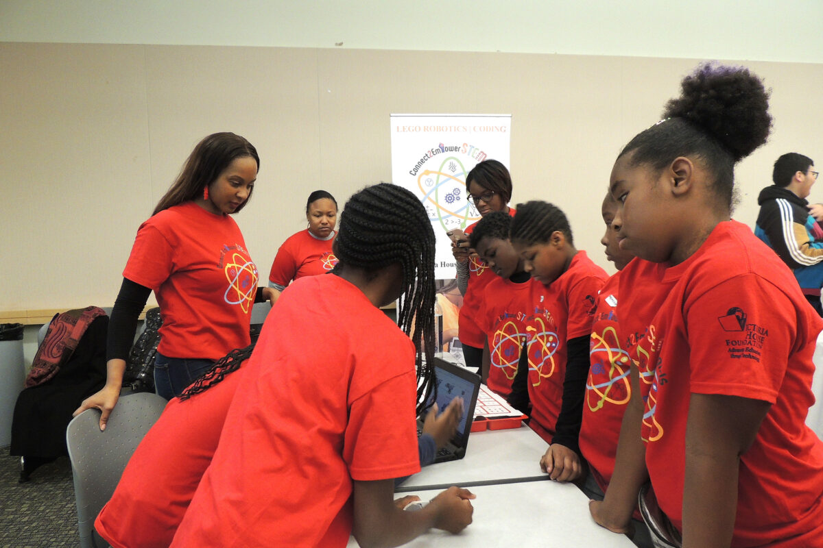 Participants at the VHF Connect2Empower STEM Girls Launching