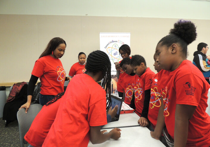 Participants at the VHF Connect2Empower STEM Girls Launching